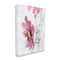 Stupell Industries Bending Pink Cosmo Flower Abstract Floral Watercolor Painting Canvas Wall Art